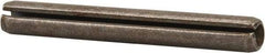 Made in USA - 3/16" Diam x 1-1/2" Long Slotted Spring Pin - Grade 420 Stainless Steel, Bright Finish - Apex Tool & Supply