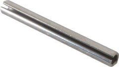 Made in USA - 3/16" Diam x 1-3/4" Long Slotted Spring Pin - Grade 420 Stainless Steel, Bright Finish - Apex Tool & Supply