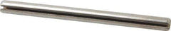 Made in USA - 3/16" Diam x 2-1/2" Long Slotted Spring Pin - Grade 420 Stainless Steel, Bright Finish - Apex Tool & Supply
