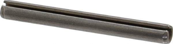 Made in USA - 7/32" Diam x 2" Long Slotted Spring Pin - Grade 420 Stainless Steel, Bright Finish - Apex Tool & Supply