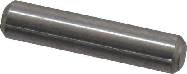Value Collection - 3/32" Diam x 7/16" Pin Length 18-8 Stainless Steel Standard Dowel Pin - Bright Finish - Apex Tool & Supply