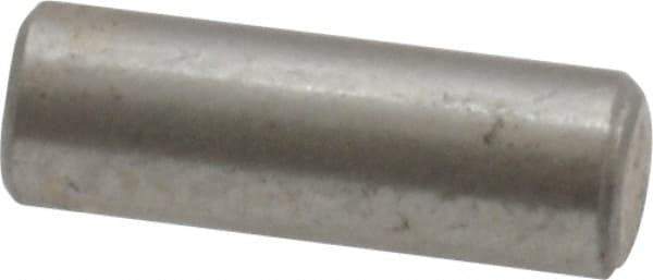 Value Collection - 1/8" Diam x 3/8" Pin Length 18-8 Stainless Steel Standard Dowel Pin - Bright Finish - Apex Tool & Supply