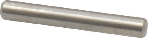 Value Collection - 1/8" Diam x 7/8" Pin Length 18-8 Stainless Steel Standard Dowel Pin - Bright Finish - Apex Tool & Supply