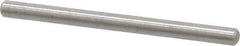 Value Collection - 1/8" Diam x 1-3/4" Pin Length 18-8 Stainless Steel Standard Dowel Pin - Bright Finish - Apex Tool & Supply