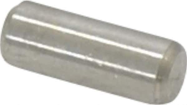 Value Collection - 3/16" Diam x 1/2" Pin Length 18-8 Stainless Steel Standard Dowel Pin - Bright Finish - Apex Tool & Supply