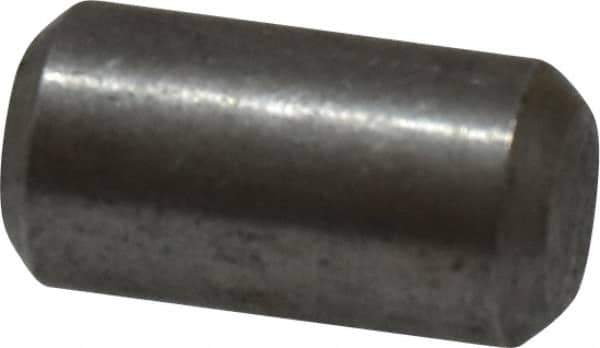 Value Collection - 1/4" Diam x 1/2" Pin Length 18-8 Stainless Steel Standard Dowel Pin - Bright Finish - Apex Tool & Supply