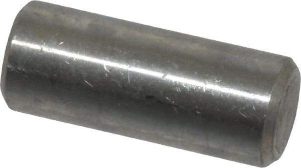 Value Collection - 1/4" Diam x 5/8" Pin Length 18-8 Stainless Steel Standard Dowel Pin - Bright Finish - Apex Tool & Supply