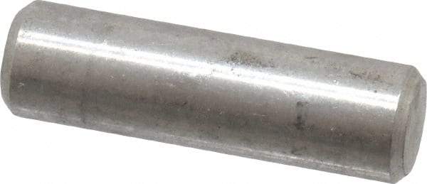 Value Collection - 1/4" Diam x 7/8" Pin Length 18-8 Stainless Steel Standard Dowel Pin - Bright Finish - Apex Tool & Supply