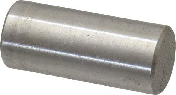 Value Collection - 3/8" Diam x 7/8" Pin Length 18-8 Stainless Steel Standard Dowel Pin - Bright Finish - Apex Tool & Supply
