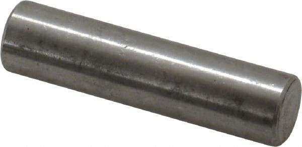 Value Collection - 3/8" Diam x 1-1/2" Pin Length 18-8 Stainless Steel Standard Dowel Pin - Bright Finish - Apex Tool & Supply