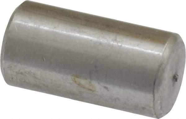 Value Collection - 1/2" Diam x 1" Pin Length 18-8 Stainless Steel Standard Dowel Pin - Bright Finish - Apex Tool & Supply