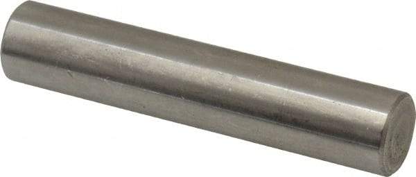 Value Collection - 1/2" Diam x 2-1/2" Pin Length 18-8 Stainless Steel Standard Dowel Pin - Bright Finish - Apex Tool & Supply