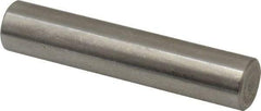 Value Collection - 1/2" Diam x 2-1/2" Pin Length 18-8 Stainless Steel Standard Dowel Pin - Bright Finish - Apex Tool & Supply