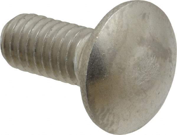 Value Collection - 5/16-18 UNC 3/4" Length Under Head, Standard Square Neck, Carriage Bolt - 18-8 Stainless Steel, Uncoated - Apex Tool & Supply