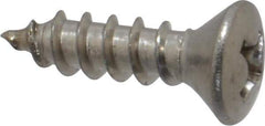 Value Collection - #8 Oval Head Phillips Sheet Metal Screw - Stainless Steel, 5/8" OAL, Grade 18-8 - Apex Tool & Supply