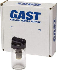 Gast - 2 oz Air Compressor Filter/Muffler Assembly - 3 Piece, Use with Gast 1HAB/0211 Rotary Vane Units - Apex Tool & Supply