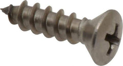 Value Collection - #10 Oval Head Phillips Sheet Metal Screw - Stainless Steel, 3/4" OAL, Grade 18-8 - Apex Tool & Supply