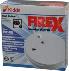 Kidde - 5 Inch Diameter, Smoke Alarm - 85 dB Decibel Rating, 9V Battery Included, Wall or Ceiling Mount, Tamper Resistant - Apex Tool & Supply