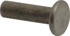 RivetKing - 3/16" Body Diam, Countersunk Uncoated Steel Solid Rivet - 5/8" Length Under Head, 90° Countersunk Head Angle - Apex Tool & Supply