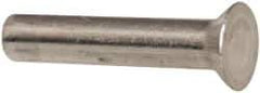 RivetKing - 1/8" Body Diam, Countersunk Aluminum Solid Rivet - 5/8" Length Under Head, Grade 1100F, 78° Countersunk Head Angle - Apex Tool & Supply