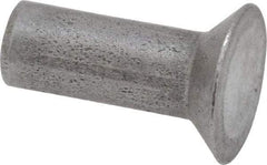 RivetKing - 3/16" Body Diam, Countersunk Uncoated Steel Solid Rivet - 1/2" Length Under Head, 90° Countersunk Head Angle - Apex Tool & Supply