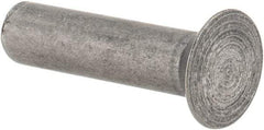 RivetKing - 3/16" Body Diam, Countersunk Steel Solid Rivet - 3/4" Length Under Head, 90° Countersunk Head Angle - Apex Tool & Supply