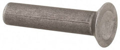 RivetKing - 3/16" Body Diam, Countersunk Uncoated Steel Solid Rivet - 7/8" Length Under Head, 90° Countersunk Head Angle - Apex Tool & Supply