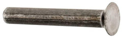 RivetKing - 3/16" Body Diam, Countersunk Uncoated Steel Solid Rivet - 1-1/4" Length Under Head, 90° Countersunk Head Angle - Apex Tool & Supply