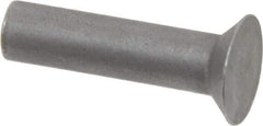 RivetKing - 1/4" Body Diam, Countersunk Uncoated Steel Solid Rivet - 1" Length Under Head, 90° Countersunk Head Angle - Apex Tool & Supply