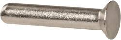 RivetKing - 3/16" Body Diam, Countersunk Stainless Steel Solid Rivet - 1" Length Under Head, Grade 18-8, 90° Countersunk Head Angle - Apex Tool & Supply