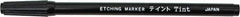 Value Collection - Black Acid Solution Marker - Felt Tip - Apex Tool & Supply