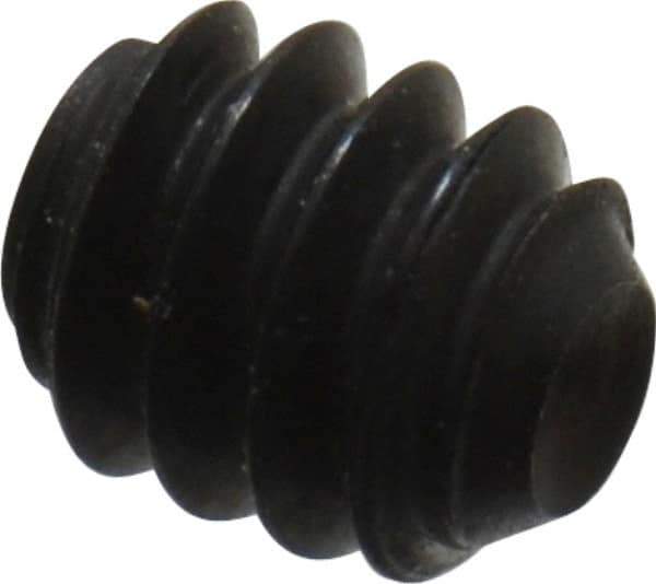 Holo-Krome - #4-40 UNC, 1/8" OAL, Cup Point Set Screw - Grade 8 Alloy Steel, 0.05" Key - Apex Tool & Supply