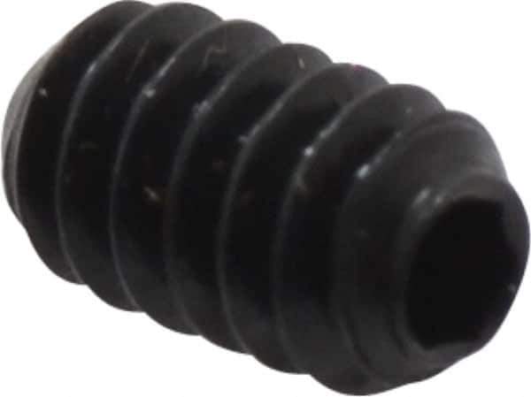Holo-Krome - #4-40 UNC, 3/16" OAL, Cup Point Set Screw - Grade 8 Alloy Steel, 0.05" Key - Apex Tool & Supply