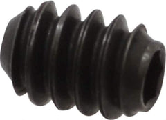 Holo-Krome - #6-32 UNC, 3/16" OAL, Cup Point Set Screw - Grade 8 Alloy Steel, 1/16" Key - Apex Tool & Supply