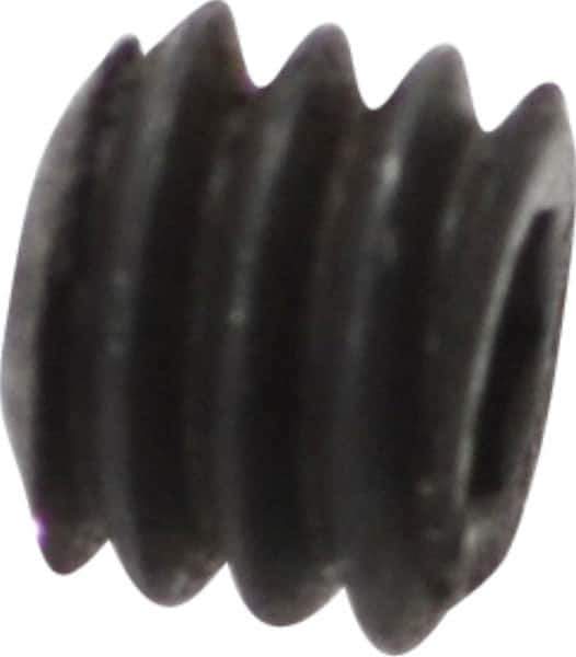 Holo-Krome - #8-32 UNC, 1/8" OAL, Cup Point Set Screw - Grade 8 Alloy Steel, 5/64" Key - Apex Tool & Supply