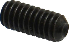 Holo-Krome - #8-32 UNC, 3/8" OAL, Cup Point Set Screw - Grade 8 Alloy Steel, 5/64" Key - Apex Tool & Supply