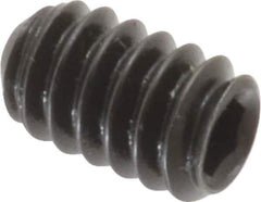 Holo-Krome - #10-24 UNC, 5/16" OAL, Cup Point Set Screw - Grade 8 Alloy Steel, 3/32" Key - Apex Tool & Supply
