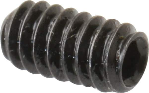 Holo-Krome - #10-24 UNC, 3/8" OAL, Cup Point Set Screw - Grade 8 Alloy Steel, 3/32" Key - Apex Tool & Supply