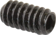 Holo-Krome - #10-24 UNC, 3/8" OAL, Cup Point Set Screw - Grade 8 Alloy Steel, 3/32" Key - Apex Tool & Supply