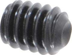 Holo-Krome - 1/4-20 UNC, 5/16" OAL, Cup Point Set Screw - Grade 8 Alloy Steel, 1/8" Key - Apex Tool & Supply