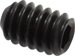 Holo-Krome - 1/4-20 UNC, 3/8" OAL, Cup Point Set Screw - Grade 8 Alloy Steel, 1/8" Key - Apex Tool & Supply