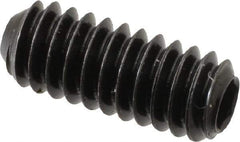 Holo-Krome - 1/4-20 UNC, 5/8" OAL, Cup Point Set Screw - Grade 8 Alloy Steel, 1/8" Key - Apex Tool & Supply