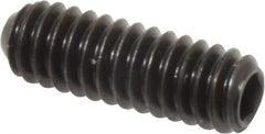 Holo-Krome - 1/4-20 UNC, 3/4" OAL, Cup Point Set Screw - Grade 8 Alloy Steel, 1/8" Key - Apex Tool & Supply
