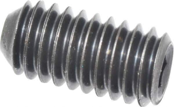Holo-Krome - 5/16-18 UNC, 5/8" OAL, Cup Point Set Screw - Grade 8 Alloy Steel, 5/32" Key - Apex Tool & Supply