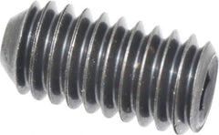 Holo-Krome - 5/16-18 UNC, 5/8" OAL, Cup Point Set Screw - Grade 8 Alloy Steel, 5/32" Key - Apex Tool & Supply