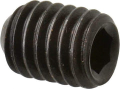 Holo-Krome - 3/8-16 UNC, 1/2" OAL, Cup Point Set Screw - Grade 8 Alloy Steel, 3/16" Key - Apex Tool & Supply