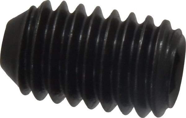 Holo-Krome - 3/8-16 UNC, 5/8" OAL, Cup Point Set Screw - Grade 8 Alloy Steel, 3/16" Key - Apex Tool & Supply