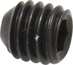 Holo-Krome - #10-32 UNF, 3/16" OAL, Cup Point Set Screw - Grade 8 Alloy Steel, 3/32" Key - Apex Tool & Supply