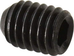 Holo-Krome - #10-32 UNF, 1/4" OAL, Cup Point Set Screw - Grade 8 Alloy Steel, 3/32" Key - Apex Tool & Supply