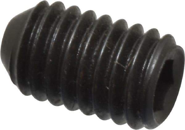 Holo-Krome - #10-32 UNF, 5/16" OAL, Cup Point Set Screw - Grade 8 Alloy Steel, 3/32" Key - Apex Tool & Supply